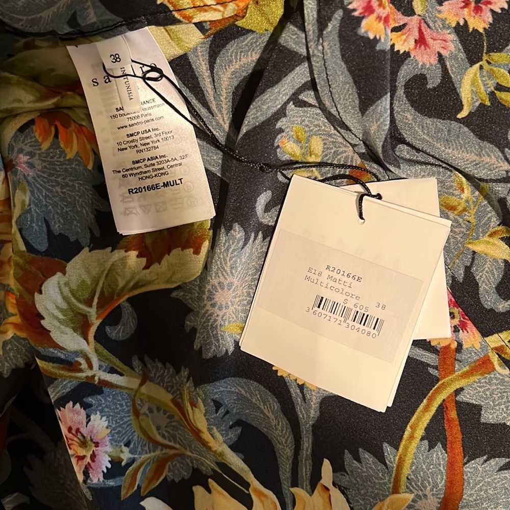 NWT Sandro Floral Dress - Picture 8 of 8
